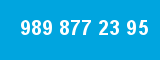 989 877 23 95 989 877 23 95